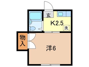 サキユニティー１の物件間取画像